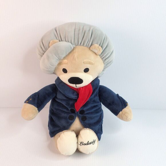 Ludwig Van Beethoven Plush Musical Bear Vosego 16" - Picture 1 of 13